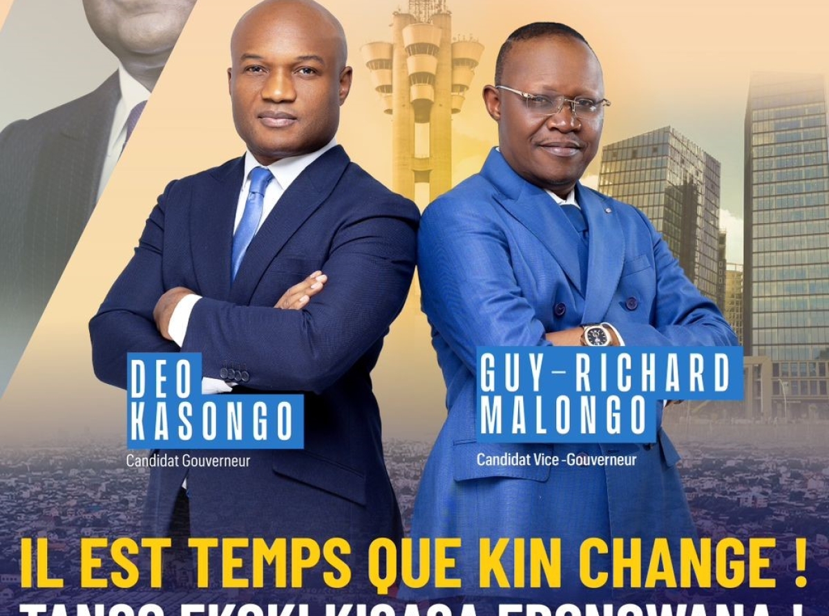 Il est temps que Kin change, Deo Kasongo-Guy-Richard Malongo : le ticket gagnant !
